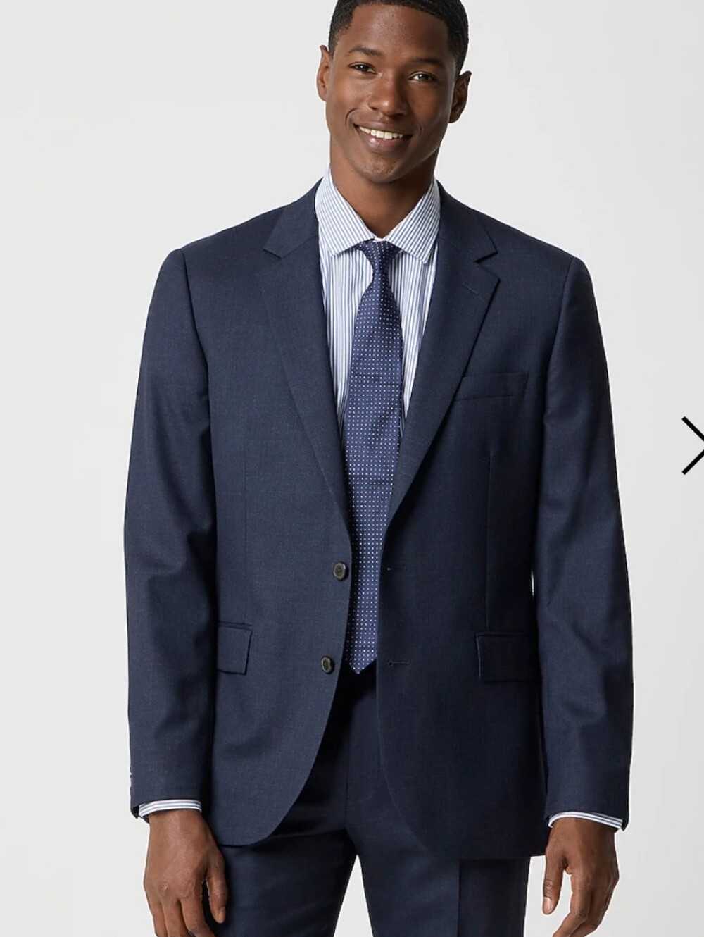 J Crew Factory Slim-fit Thompson worsted wool suit jacket CF871 Size 42R Navy